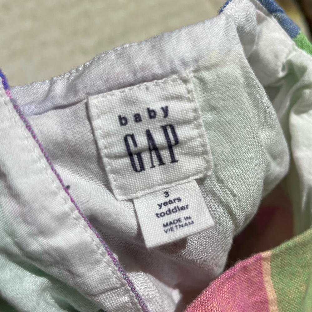 BabyGap colorful plaid Easter dress - Picture 5 of 5